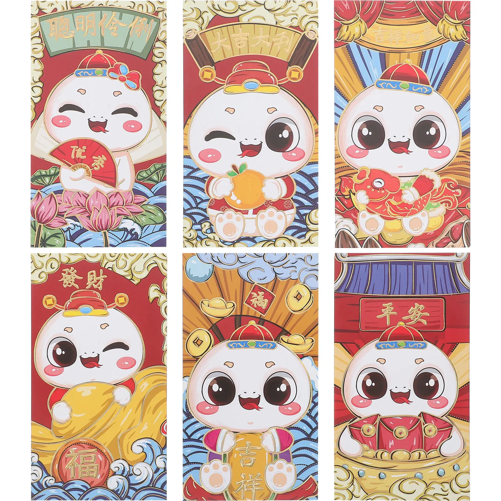 

Tell Happy New Year Party Supplies Major Occasion Paper Chinese Red Envelopes 2025