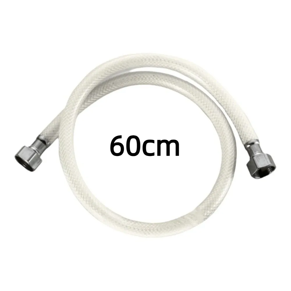 

Белый гибкий шланг высокого давления, спираль 30-200 см, впускной шланг для воды в ванной комнате, пластиковая упаковка, садовая водопроводная труба, раковина для унитаза