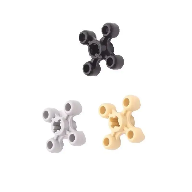 10Pcs 32072 4 Hole Rotating Shaft Gear Wheel Building Blocks Moc Accessories Compatible with Brick Children Toys