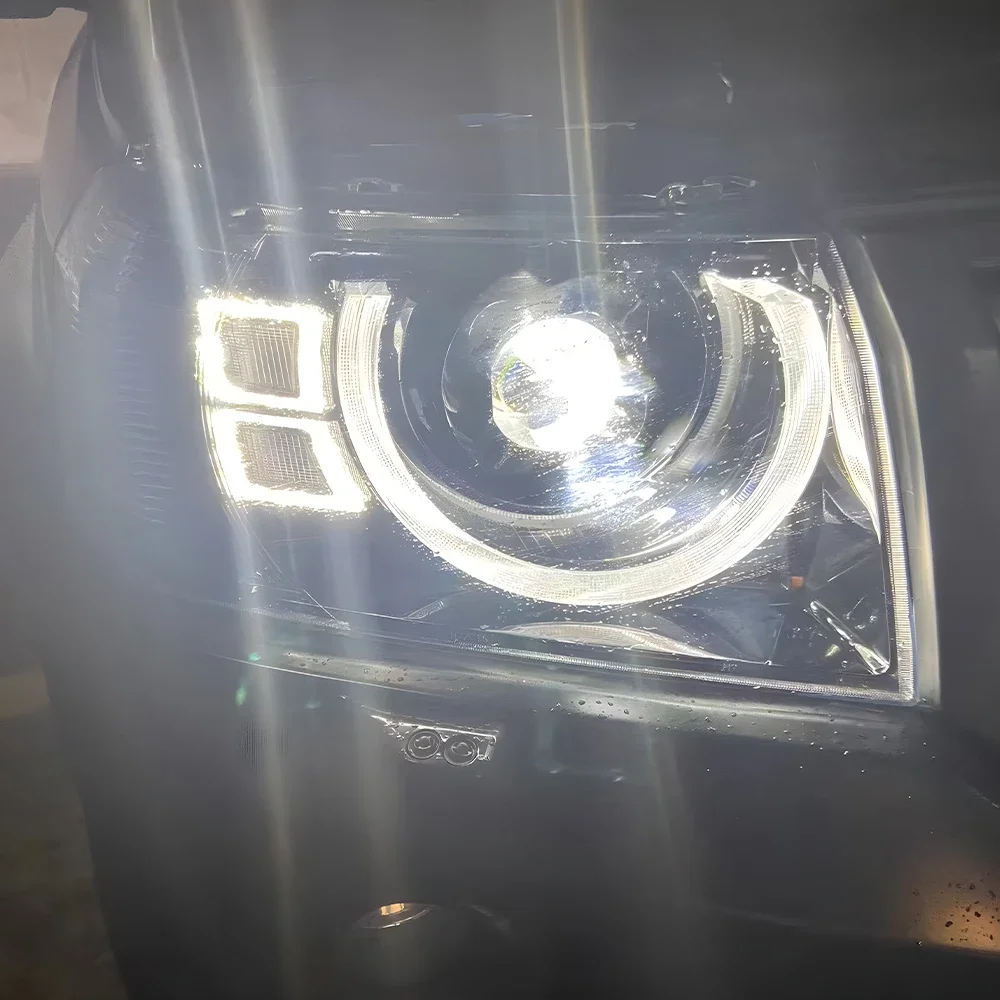 Car Front Lamps For Land Rover Freelander 2 2007-2012 LED Auto Headlights Assembly Upgrade Bifocal Projector Lens Accessories