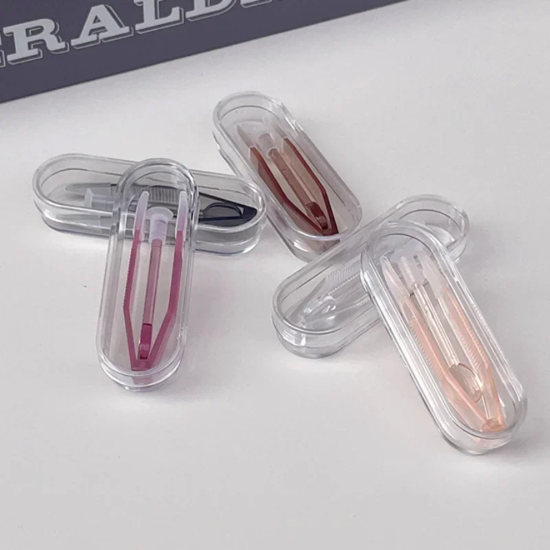 1 Set Contact Lens Case Tweezers Suction Stick Eye Care Tool Contact Lens Tweezers Wear Tools Colorful Lens Accessories