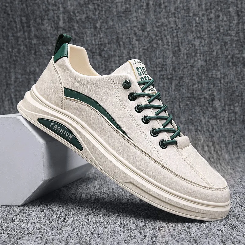 Oulylan Nuove scarpe da tavolo da uomo casual alla moda Scarpe da ginnastica Scarpe da tavolo Scarpe da corsa sportive in pelle