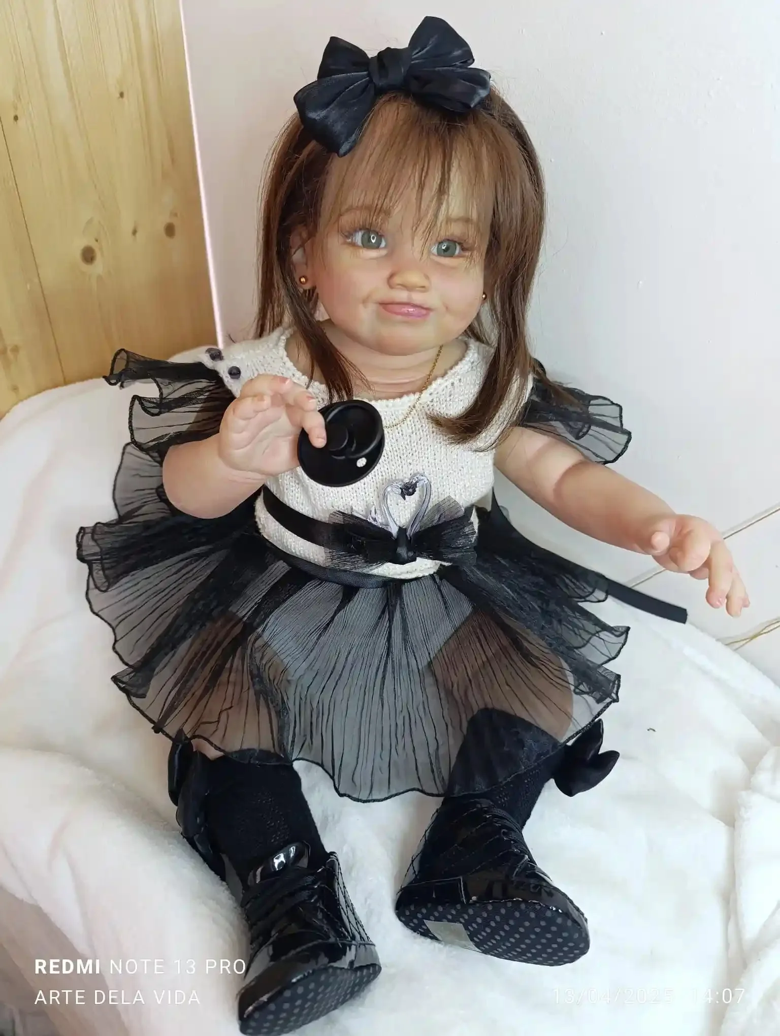 시노-BB 28인치 리본돌 페인티드 완제품 데비 인형 (드레스 포함)