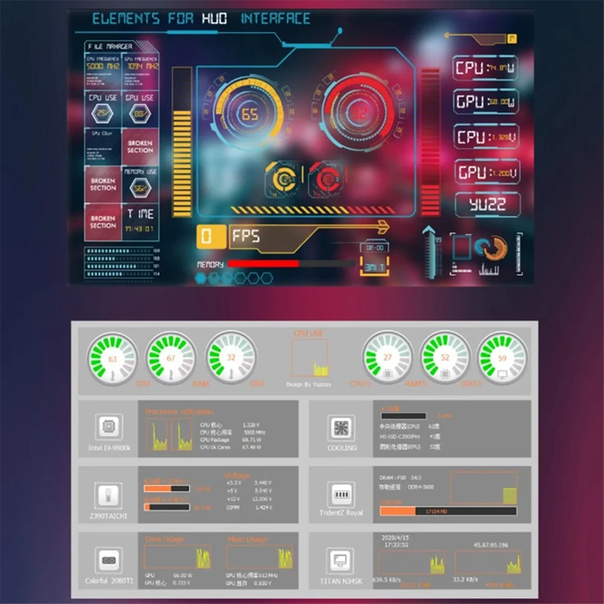 7-дюймовый 1024X600 IPS ЖК-экран, температура, процессор, графический процессор, SSD, дополнительный монитор для AIDA64 Raspberry Pi