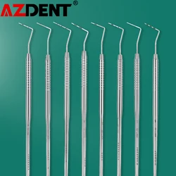 1 PC AZDENT Dental Stainless Steel Periodontal Probe With Scaler Explorer Instrument Tool Endodontic Equipment Material