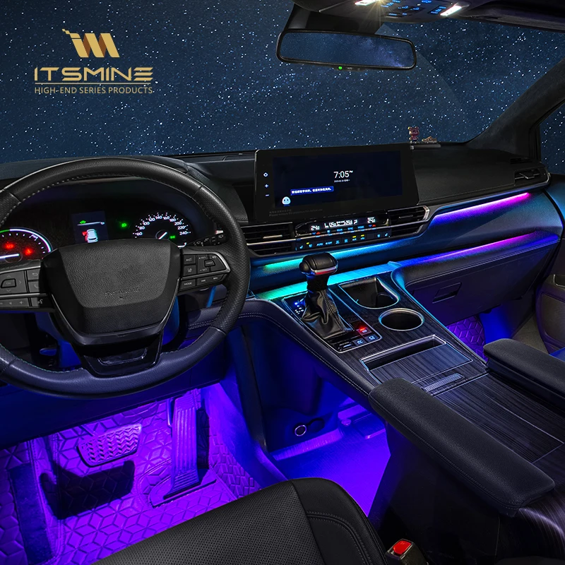 Hot selling：For 'CARDI' K4S 18-in-1 New Car Interior Ambient Light Universal Fit for  A3 for  F10 with Dynamic Modes