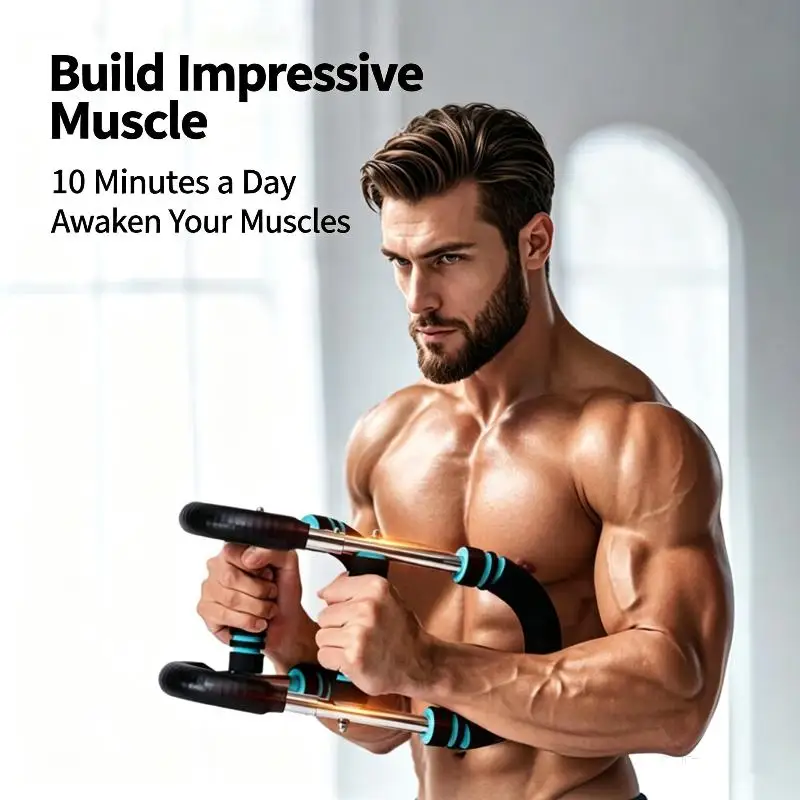 Adjustable Hand Gripper Ergonomic Forearm Wrist Strengthener for Home Gym Muscle Exercise Grip Strength Training