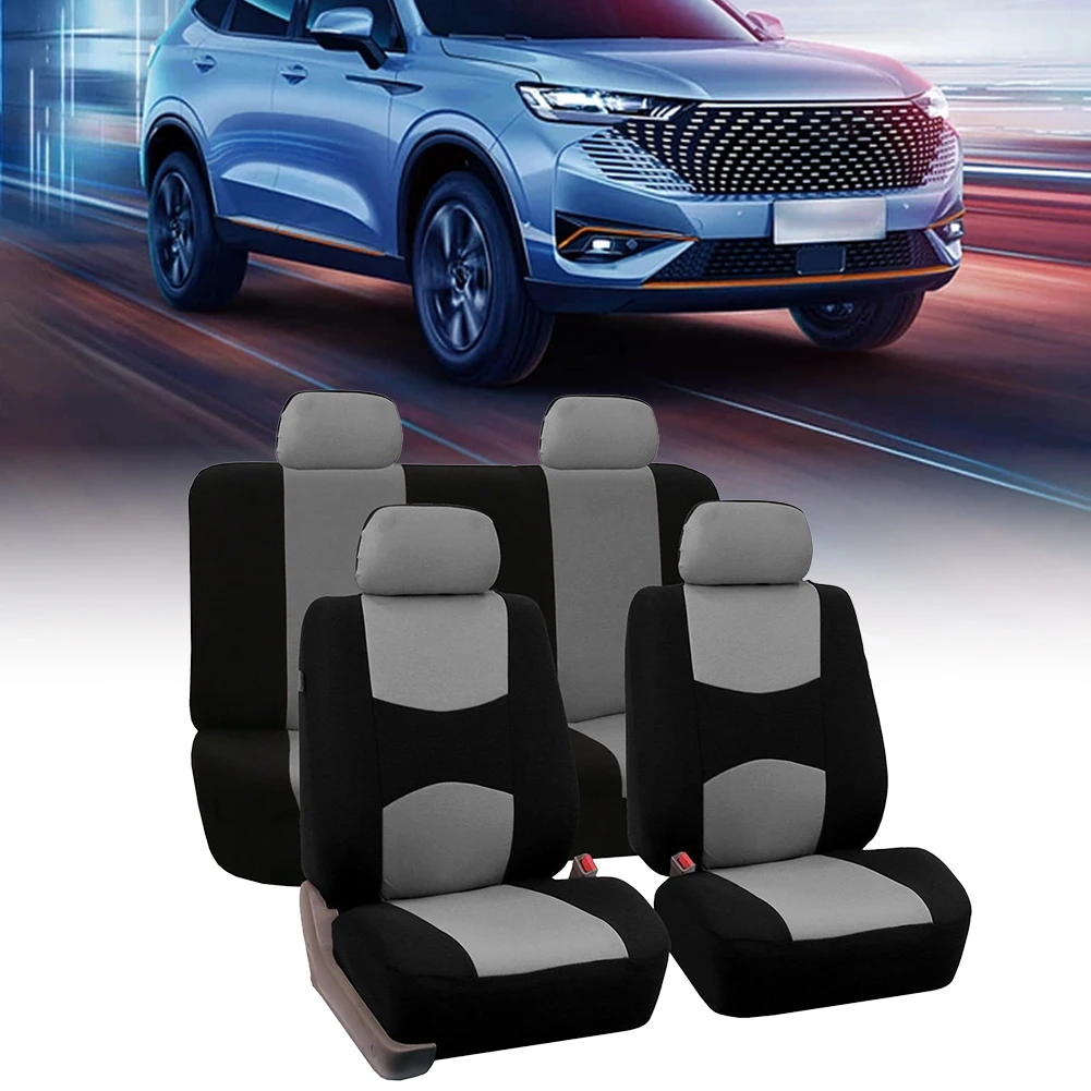 Universal Car Seat Cover Full Set Breathable Car Seat Cover Protector Interior Front Seat Covers For Car SUV Truck Accessories