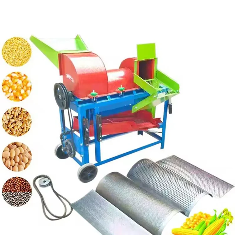 

Customizable Automatic Corn Thresher With Thickened Fan Filter And Core Motor Component