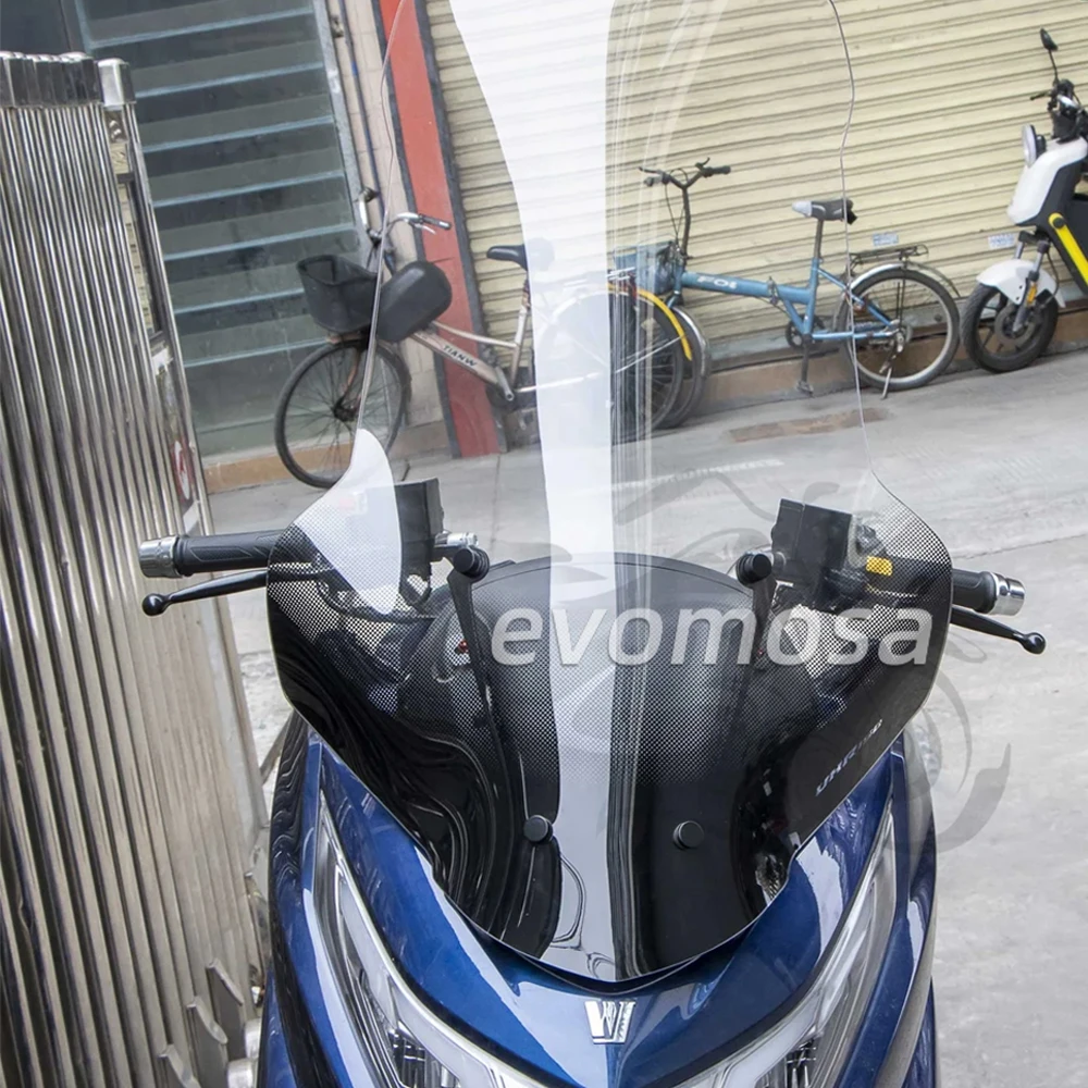 Clear/Smoke Motorcycle Windshield Motorbike Handlebar Deflector Windscreen Wind Screen For SUZUKI HaoJue UHR150 UHR125 UHR 150