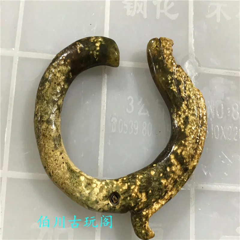 Hot selling miscellaneous items: Xiuyu old items, high jade ornaments, hanging pieces, Ming  Dynasty collectible dragon hooks