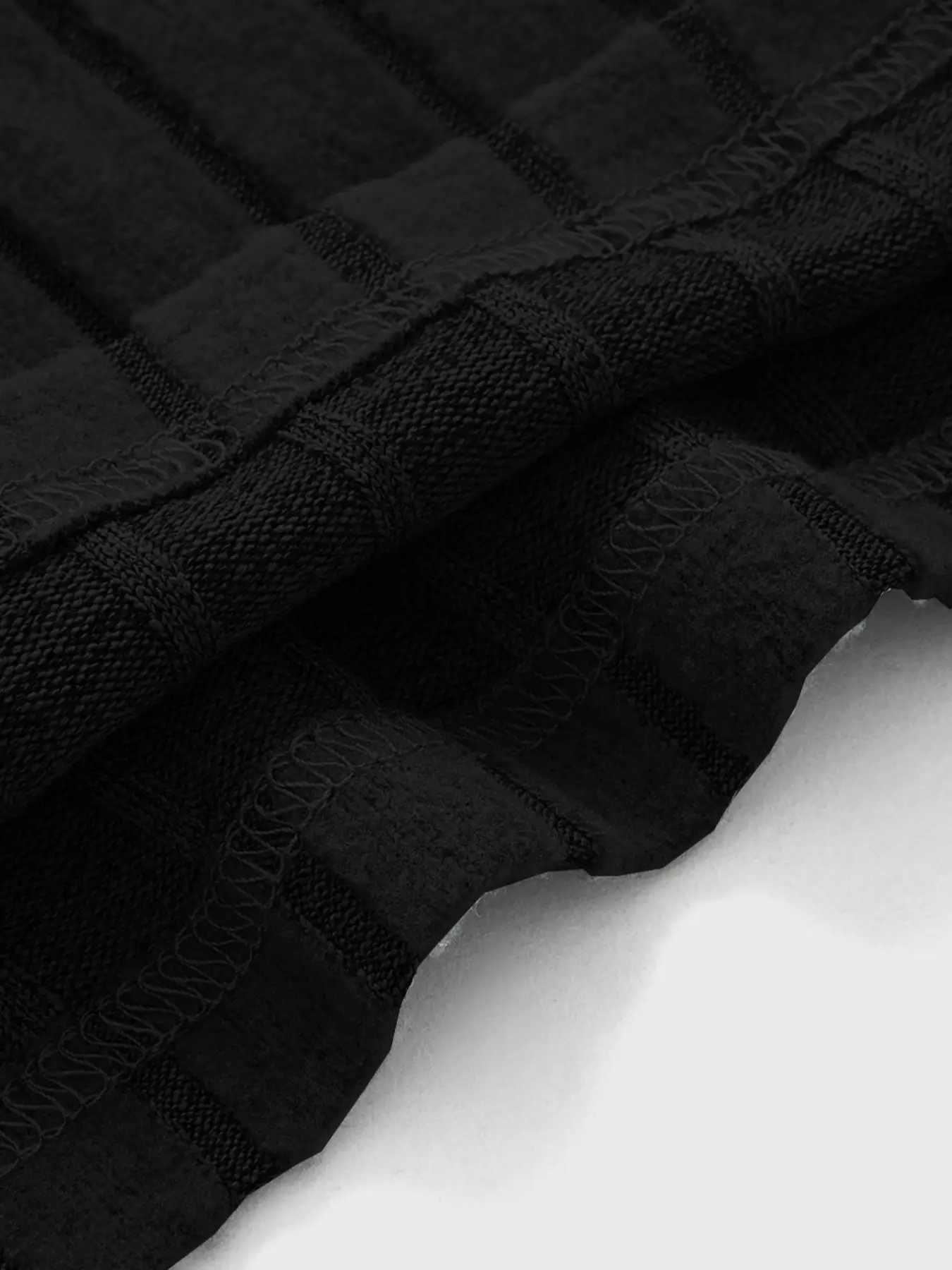 Herren Rollkragenpullover mit Langen Ärmeln, Vertikal Gestreift, Schlanke Passform, Gerippter Strickpullover, Lässiger Stretch-Unterzieher – Detail 18