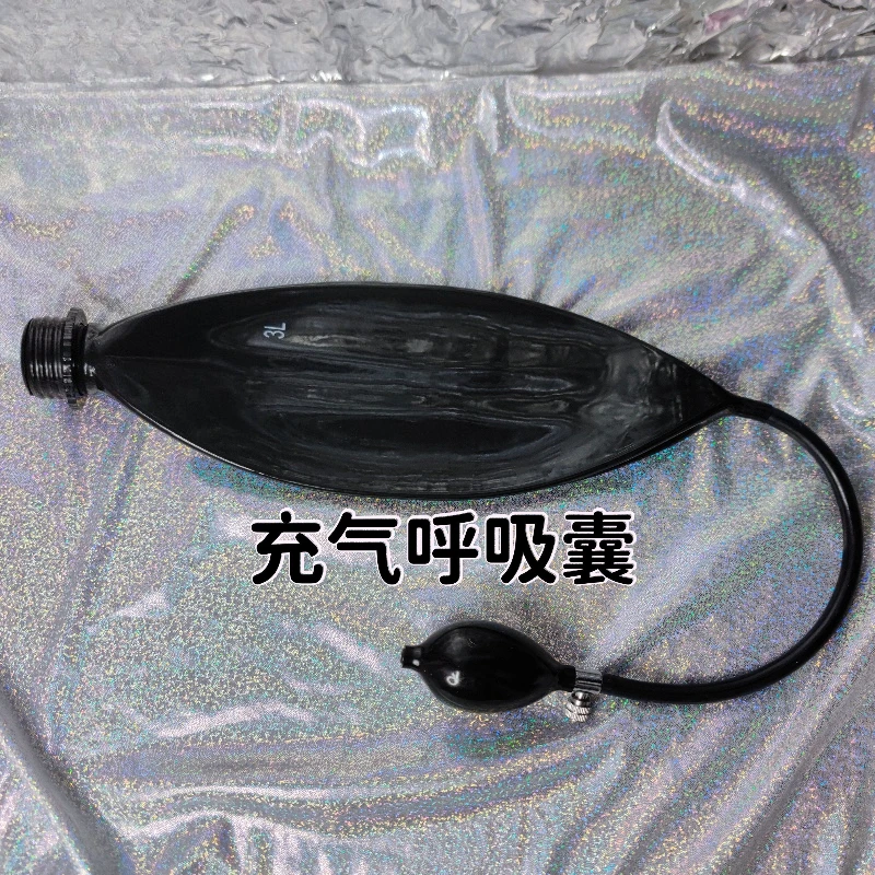 For Gas Mask Accessories Latex Inflatable Breathing Bag