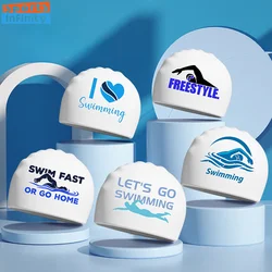 Adult Unisex Silicone Swimming Cap Waterproof Comfortable Long Hair and Ear Protection Swim Caps Professional Swimming Caps