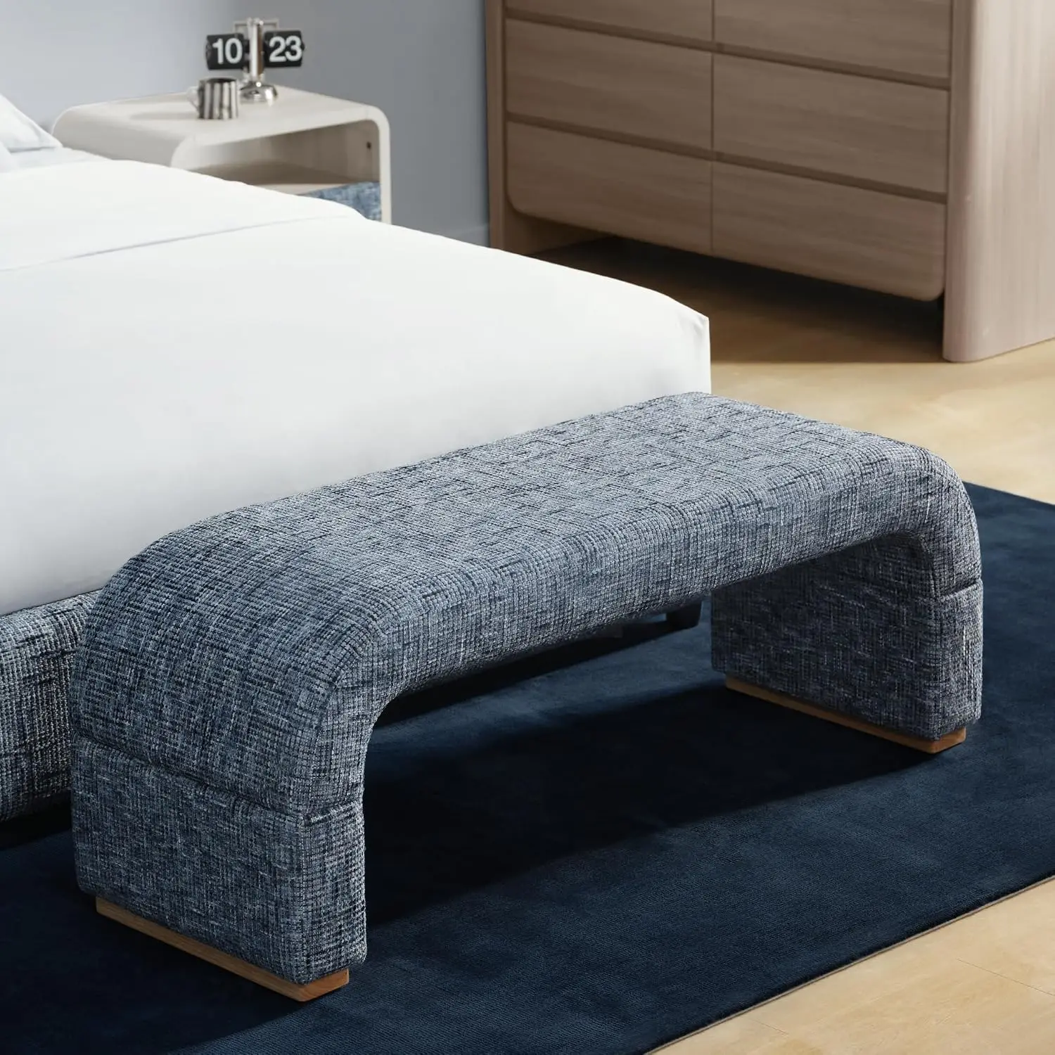 Curved Curved Upholstered Ottoman Bench – U-Shape, , Customized - Aliexpress Deal