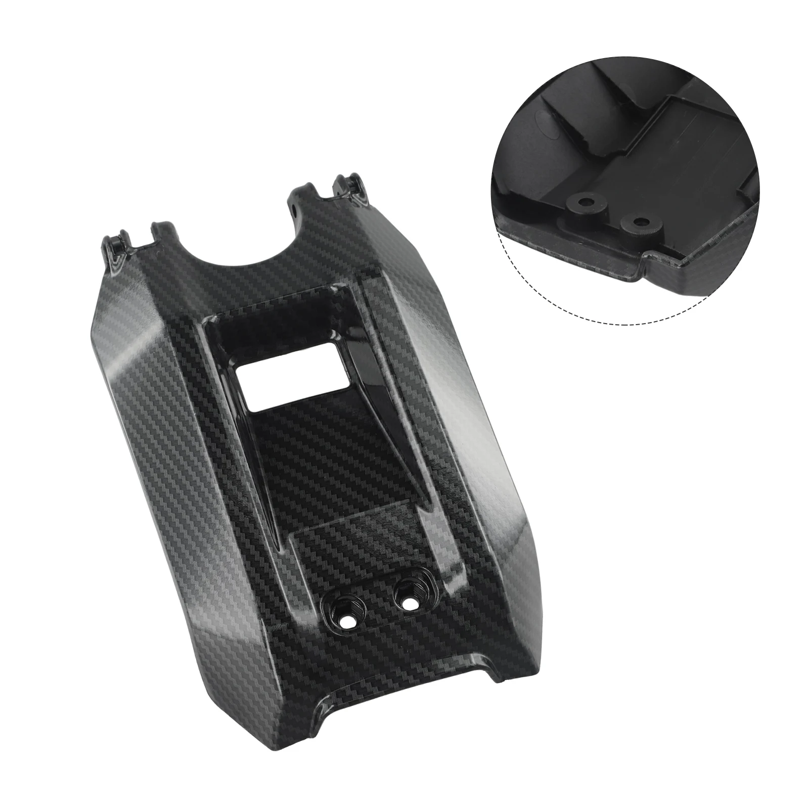 

Auto Parts Battery Cover Waterproof Carbon Fiber Look Direct Replacement Plastic Tool High Quality Brand New Good Effect