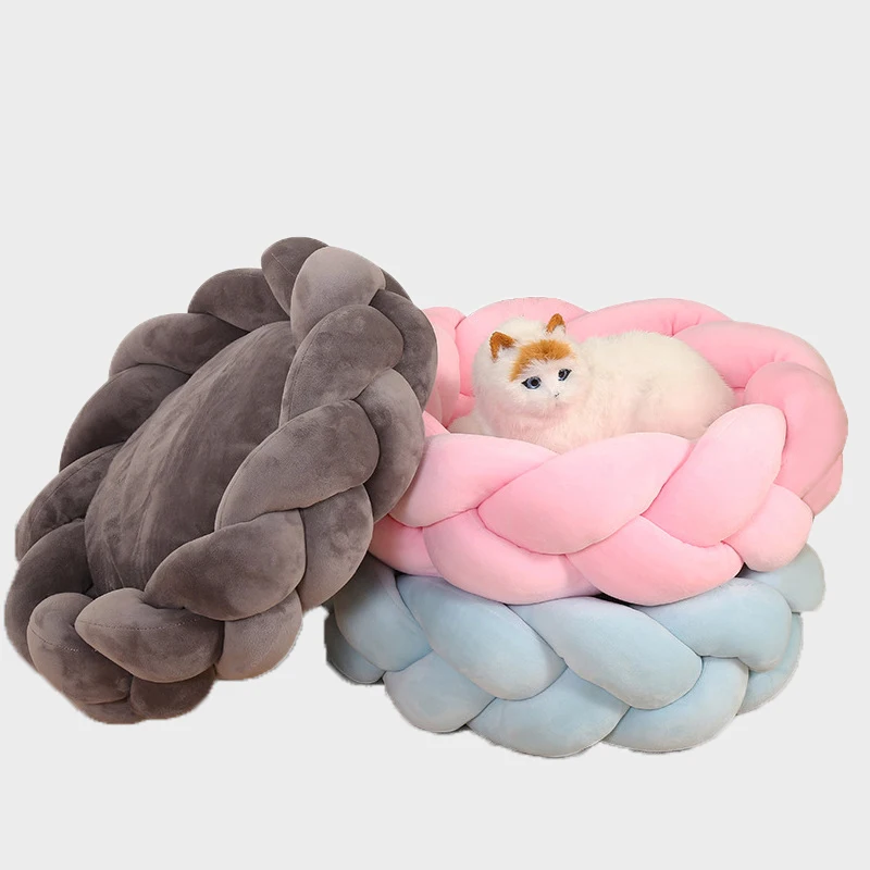 dog bed sofa DIY cat litter thickened round universal cushion detachable dog bed Pet accessories