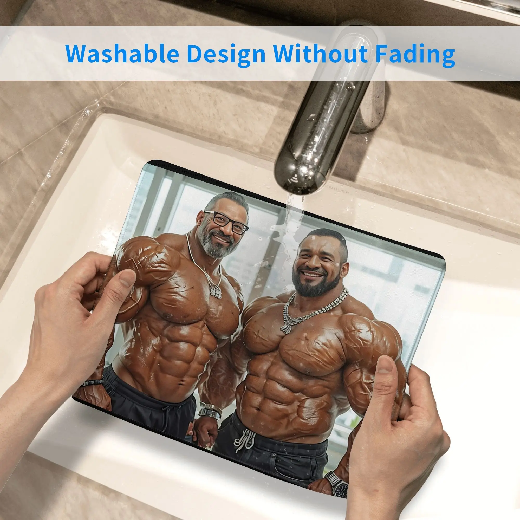 Alfombrilla de ratón para culturistas orgullosos, alfombrilla para teclado de ordenador, alfombrilla para ratón, Gamer, PC, portátil, escritorio, accesorios de oficina, alfombrillas para mesa