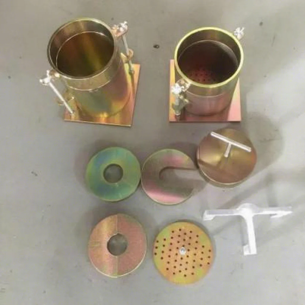 2025 NEW SPARK EN Standard Soil Testing CBR-M Mould Kit with Galvanized Steel and Complete Accessories