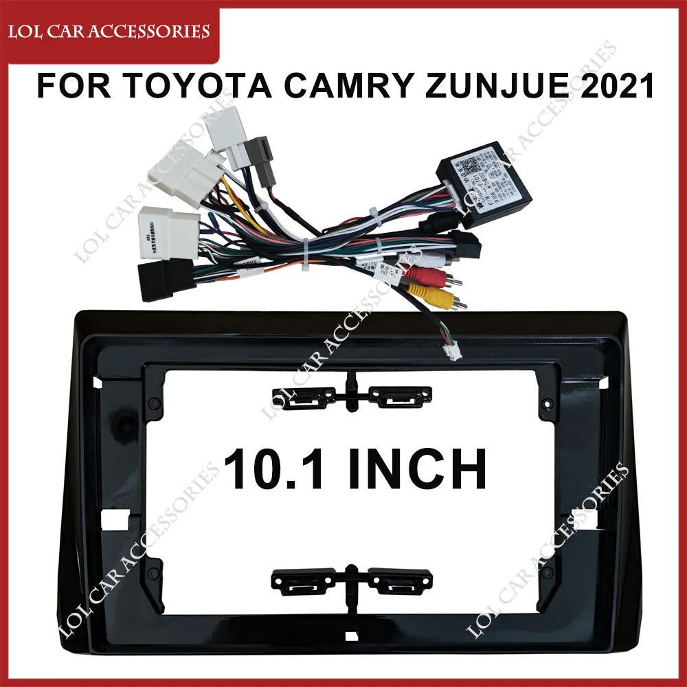 

10.1 Inch For Toyota Camry ZUNJUE 2021 Car Radio Android MP5 GPS Stereo Player Casing Frame 2 Din Head Unit Fascia Dash Cover