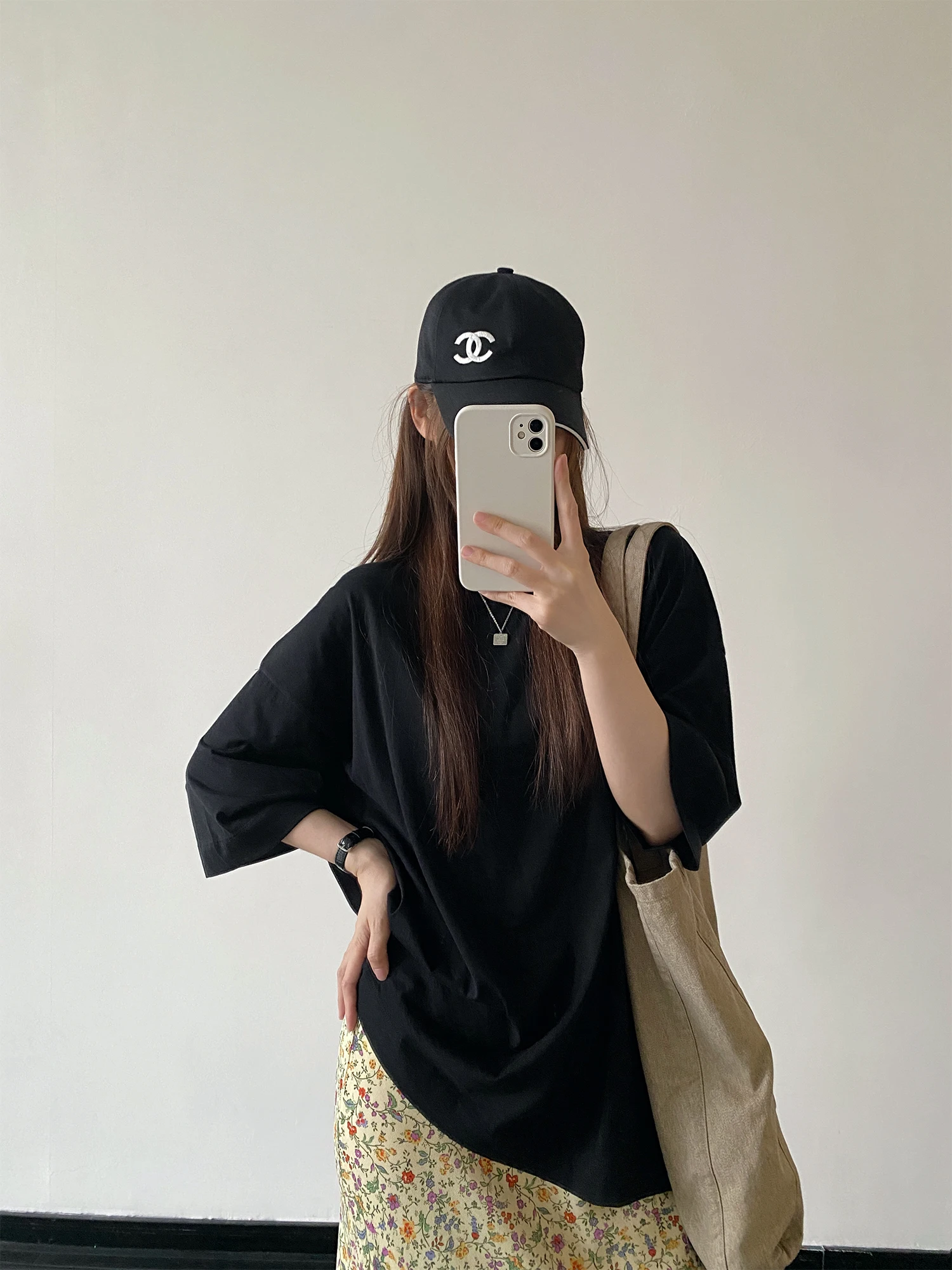 SunYeo Lingdi Si Wool  Silk Blend Soft Fine Loose Short Sleeve T-Shirt Casual Style Loose Fit Summer Top for Women