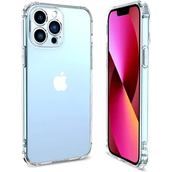 Case for 6 7 8 Plus X Xs Max Clear Shockproof Bumper Cover Back Phone for iPhone 11 12 13 14 15 Pro Max Transparent Anti-Scratch