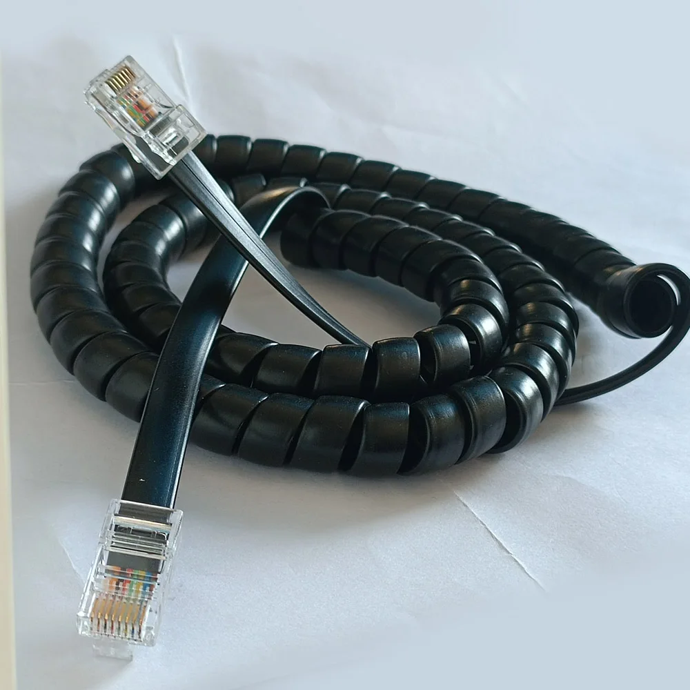 Kabel spiralny RJ45-RJ45 Meade Audiostar Equatorial Align Autostar, przewód spiralny do teleskopu, kabel sterujący HBX — zdjęcie produktu 2