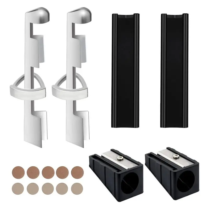 

A65G-Billiard Cues Repair Kit 2 Cue Clamps, 10 Cue Tips, 2 Pool Ball Shapers, 2 Cue Tips Trimmers