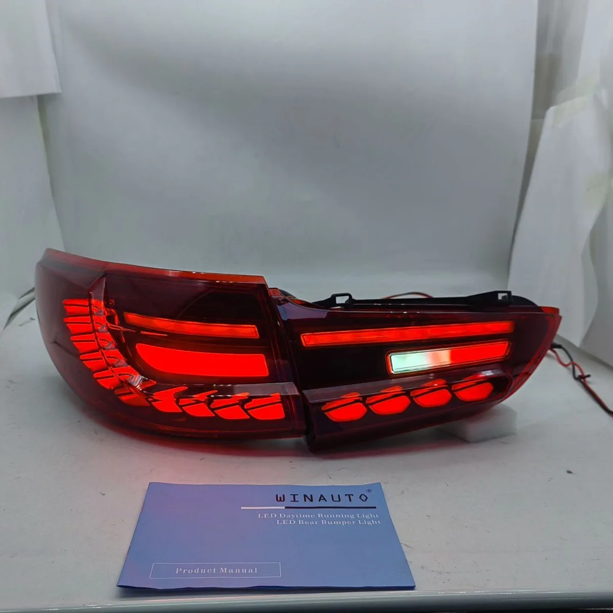 Applicable to 6 Artez 14-19 LED tail light assemblies Dragon scale models Red modified factory direct sales