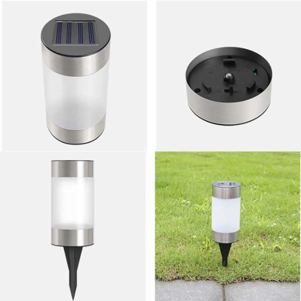 

1Pcs Solar Power Lawn Lamp Premium Material Easy Install IP65 Waterproof Outdoor Standing Light for Garden Patio Walkway