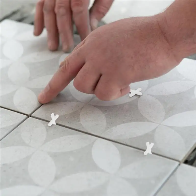 1000pcs 1/2/4mm เซรามิค Tiler Spacer CROSS กระเบื้องพลาสติกช่างประปาเปลี่ยนระบบปรับระดับกระเบื้องกระเบื้อง Leveling คลิป