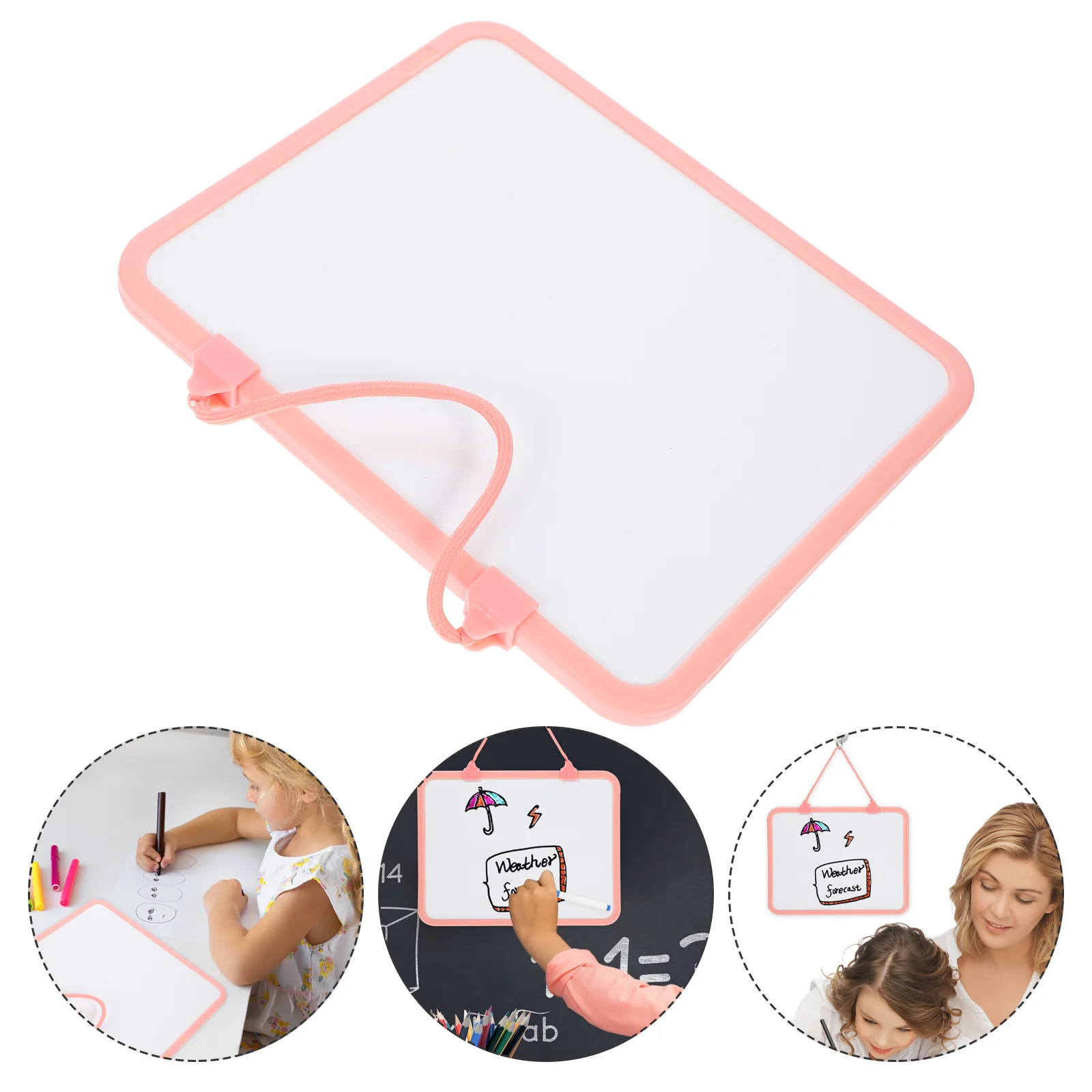 Hanging Whiteboard Dry Erase Small Boards Magnetic Whiteboards Household Painting Detachable Refrigerator Message