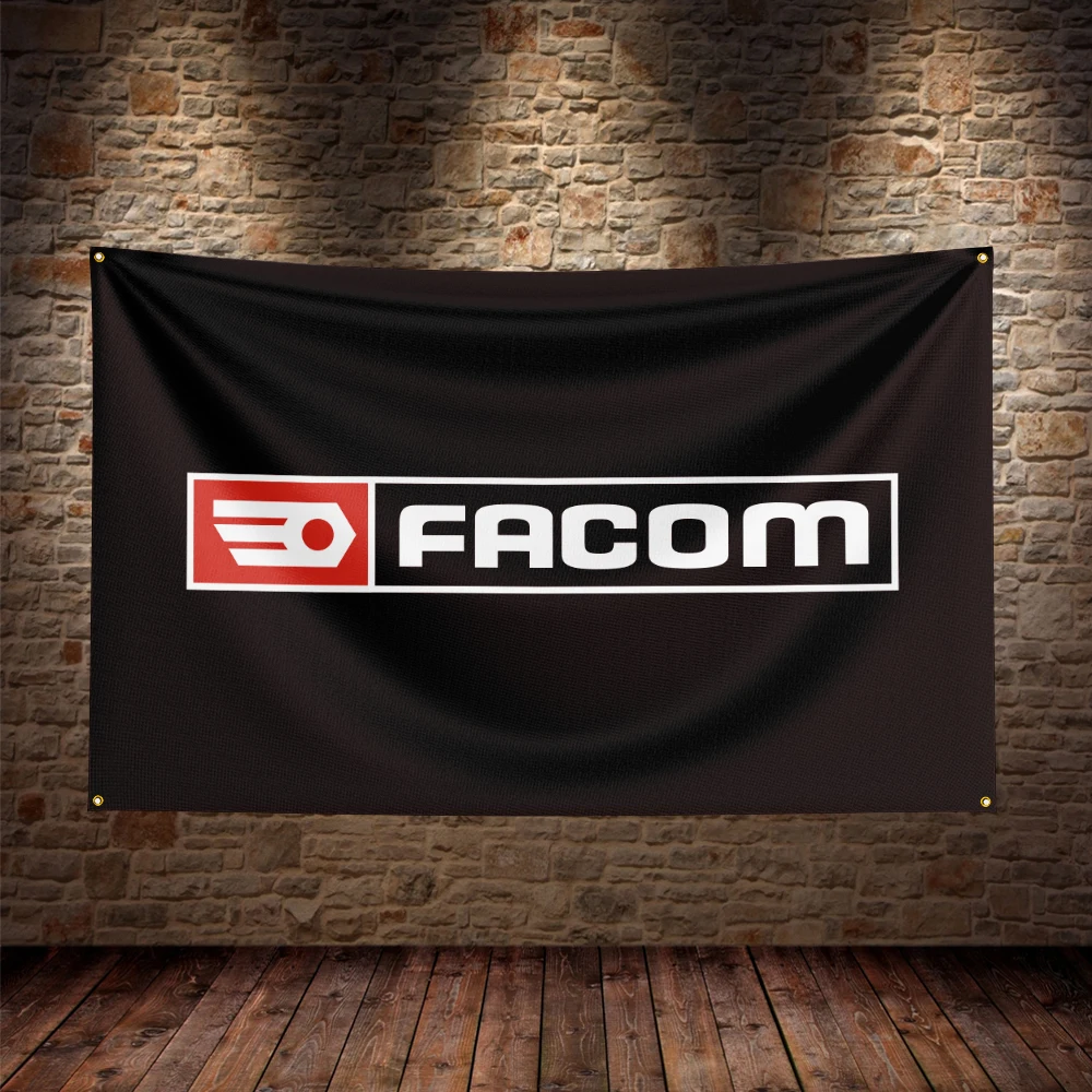 3X5Ft Facoms Flag Polyester Printed Car Banner For Decor