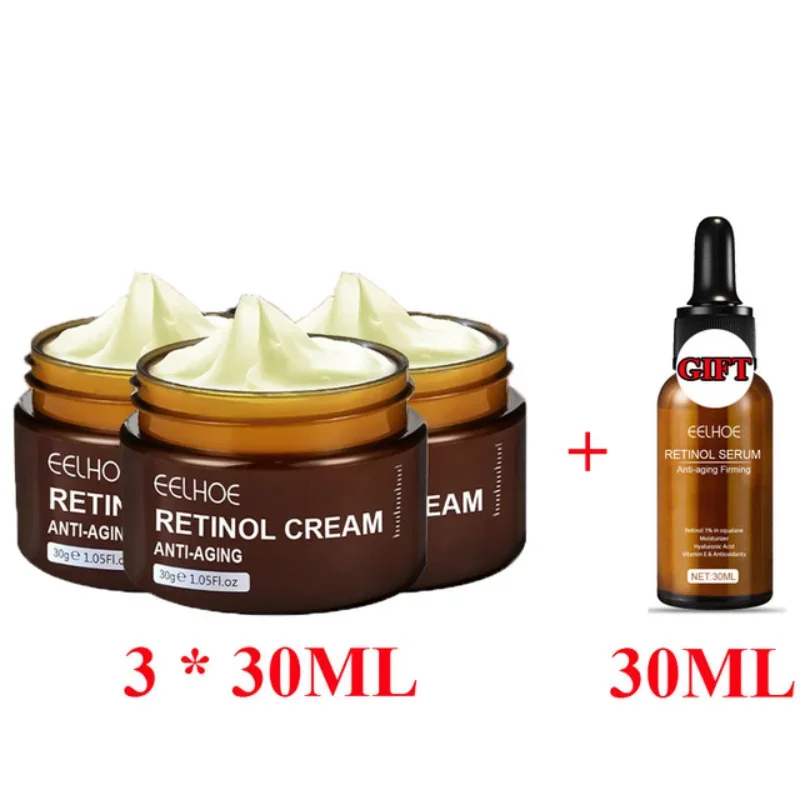 Retinol Face Cream Anti-Aging Remove Wrinkle Facial Serum Firming Lifting Whitening Brightening Moisturizing Cream Skin Care