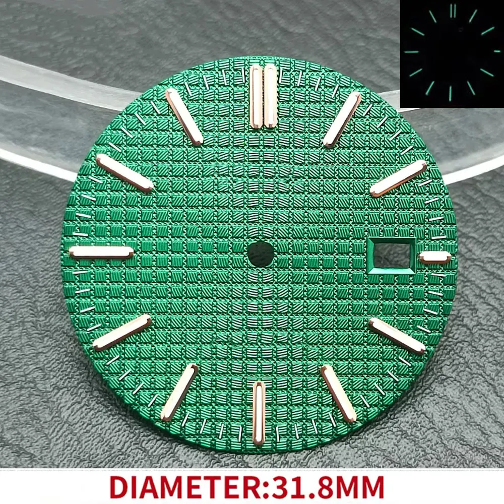 قرص ساعة معقمة لساعة اليد ، تقويم فردي ، قرص معدل ، إكسسوارات حركة NH35 ، قطر #1