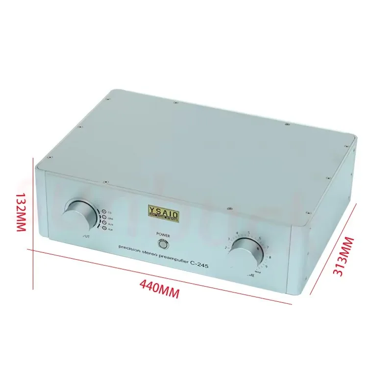 SUNBUCK C245 Balanced Preamp Full Split Stereo Symmetric Design XLR HiFi Preamplifier Amplifier Audio