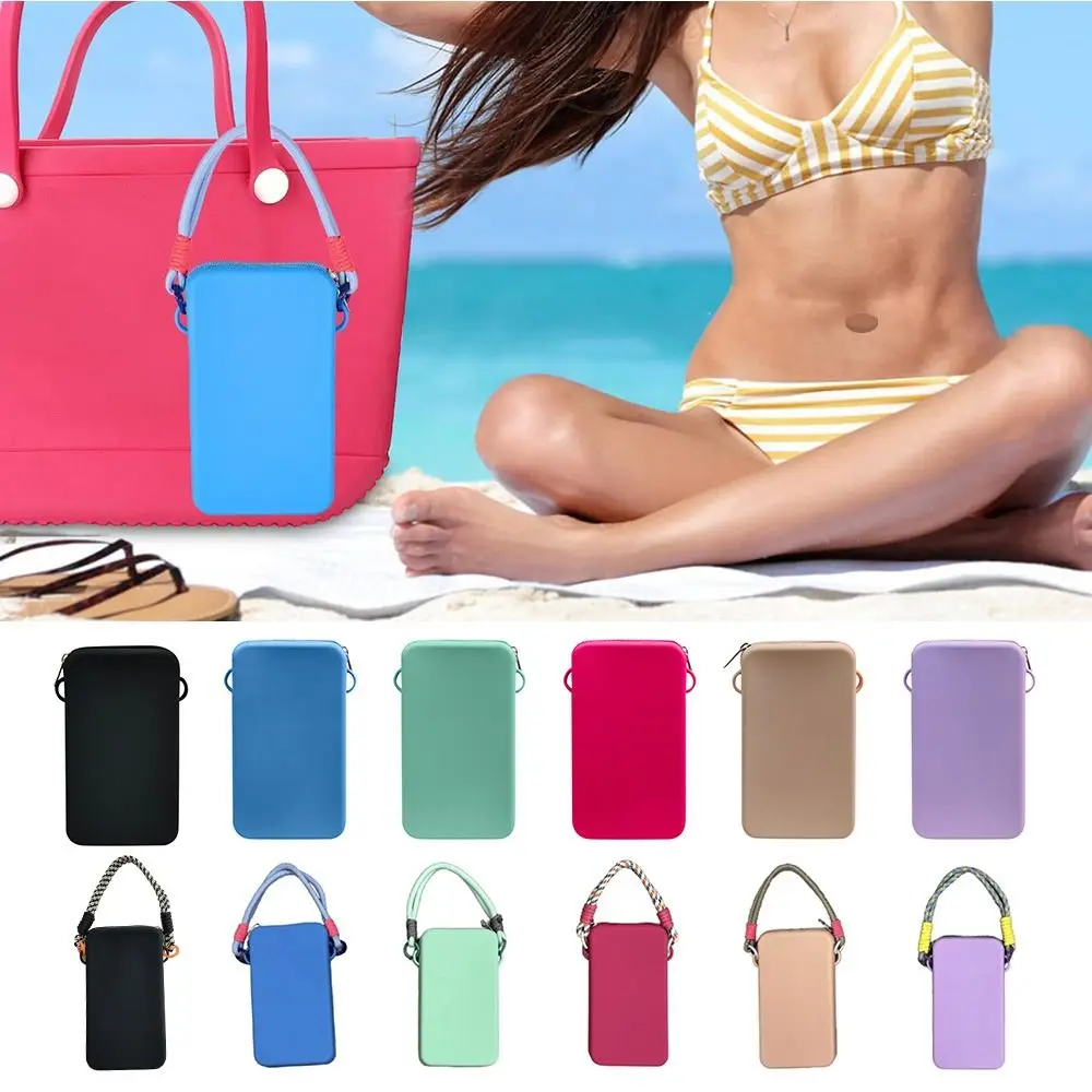 Silicone Storage Bag Eco-friendly Soft Flexible Card Storage Bag Reusable Organizer for Bogg Bag Ideal Beach Bag Connector