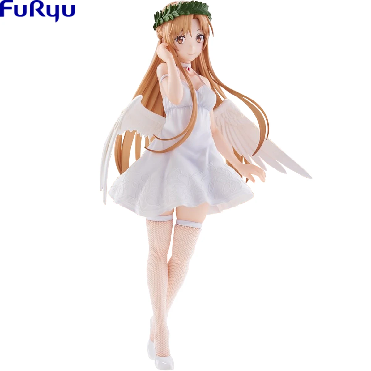 Figura de Anime Original FuRyu BiCute Pure Sword Art Online Asuna, muñeca Bishoujo de 24cm, modelo coleccionable genuino, adornos de juguete