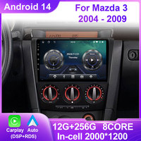 Android Wireless Carplay For Mazda 3 2004 2005 2006 2007 2008 2009 Car Radio With BOSE Multimedia Player Stereo GPS No 2Din DVD