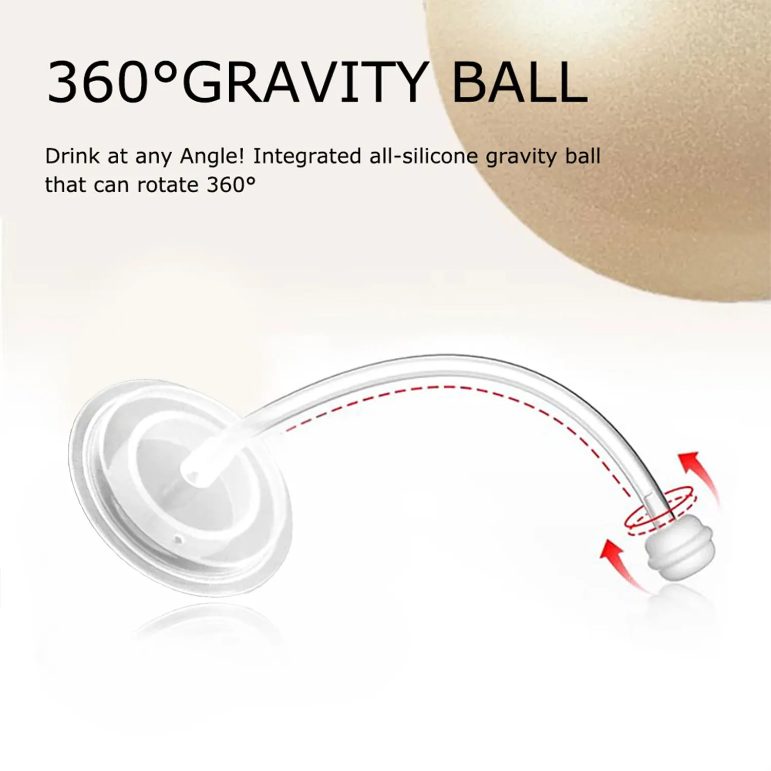 1 Buah Botol Bayi Kapasitas Besar 330ML, Bentuk Panda Lucu, Botol Bayi Dua-dalam-Satu yang Dapat Dimainkan, dengan Mainan Jepit 6-36 Bulan Pesta