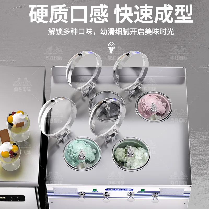 Hard Ice Cream Machine Vertical Automatic Sundae Hard Ice Cream Machine Haagen-Dazs Ice Cream Machine