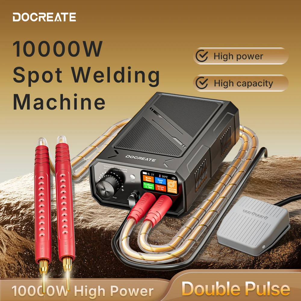 10000W Mini-Punktschweißgerät-Set DIY Automatisches 18650 Akku-Pack Schweißgerät Tragbare Punktschweißmaschine mit Stift