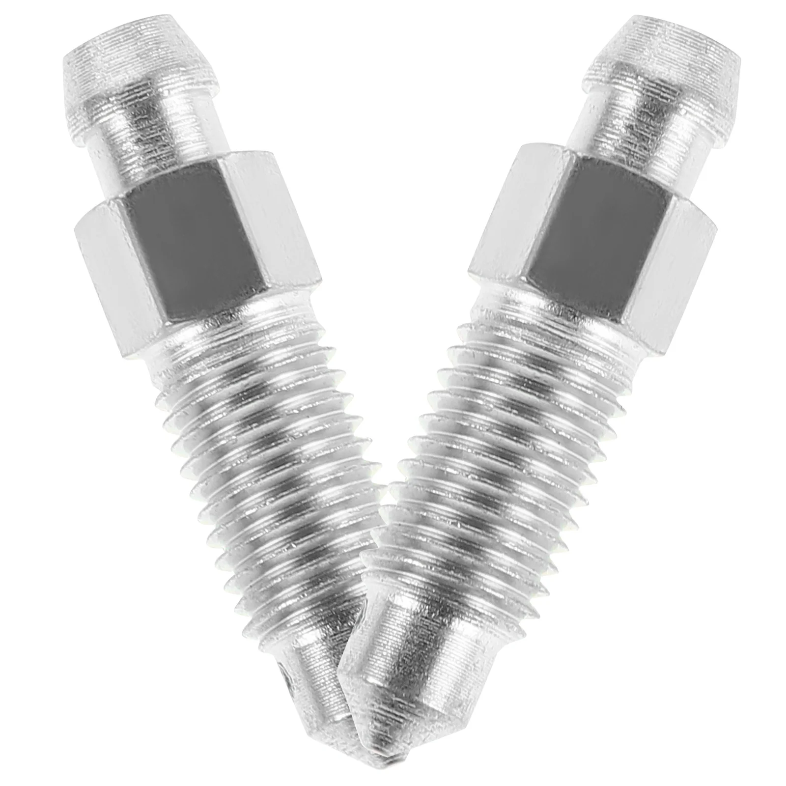

2pcs Bleed Screw for Motorcycle Brake Caliper Air Oil Bleeding Durable Material Practical Solution Metal Drain Screw Motorcycle