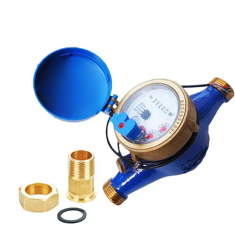 Contador de agua con salida de pulso ISO4064 DN20 de 2025 litros por unidad
