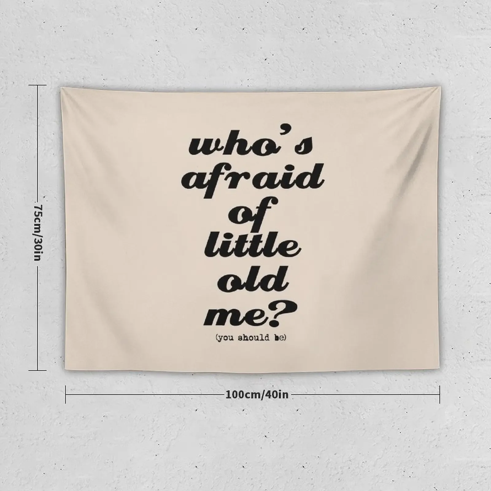 who’s afraid of little old me? Tapestry Bedrooms Decorations Decoration For Bedroom Tapestry