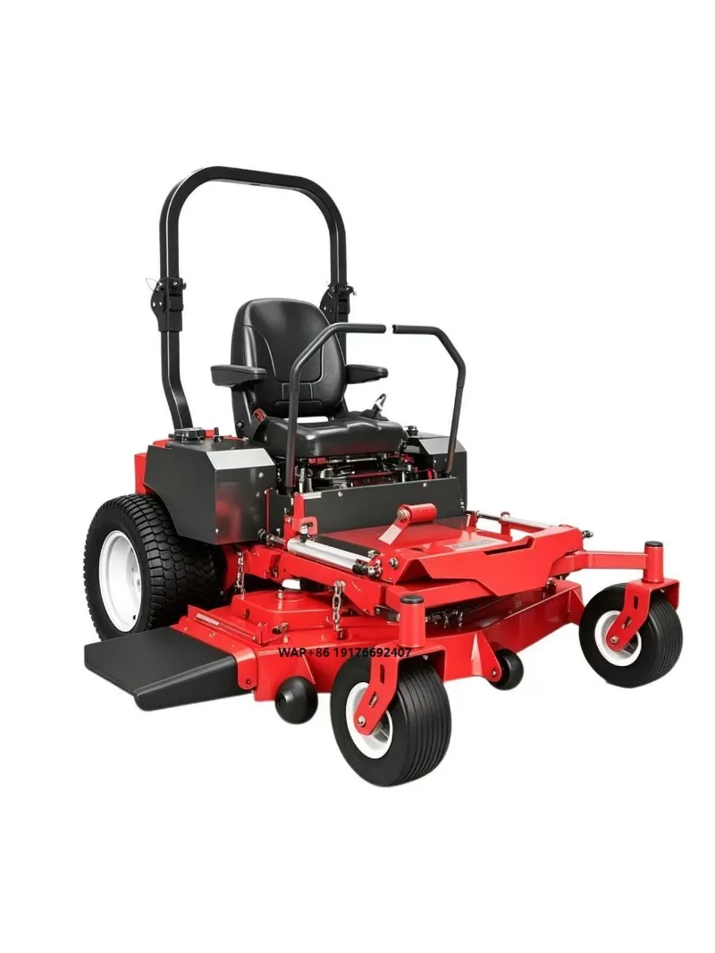 XOD 33HP Industrial Zero Turn Petrol Rotary Riding Lawn Mower 52-inch Deck 25-114mm Cutting Height 12V