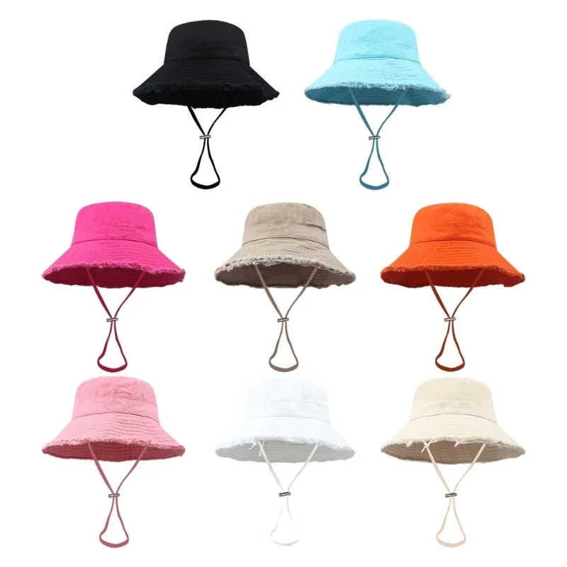 Adult Summer Bucket Hat Cute Ladies Outdoor Sports Fisherman Cap for Women Teenagers Casual Spring Summer Sunscreen