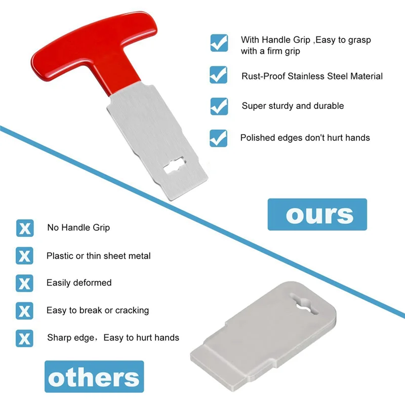 HHO-2Pcs Pool Plug Removal Tool Pool Drain Plug Removal Tool Pool SPA Removal Tool