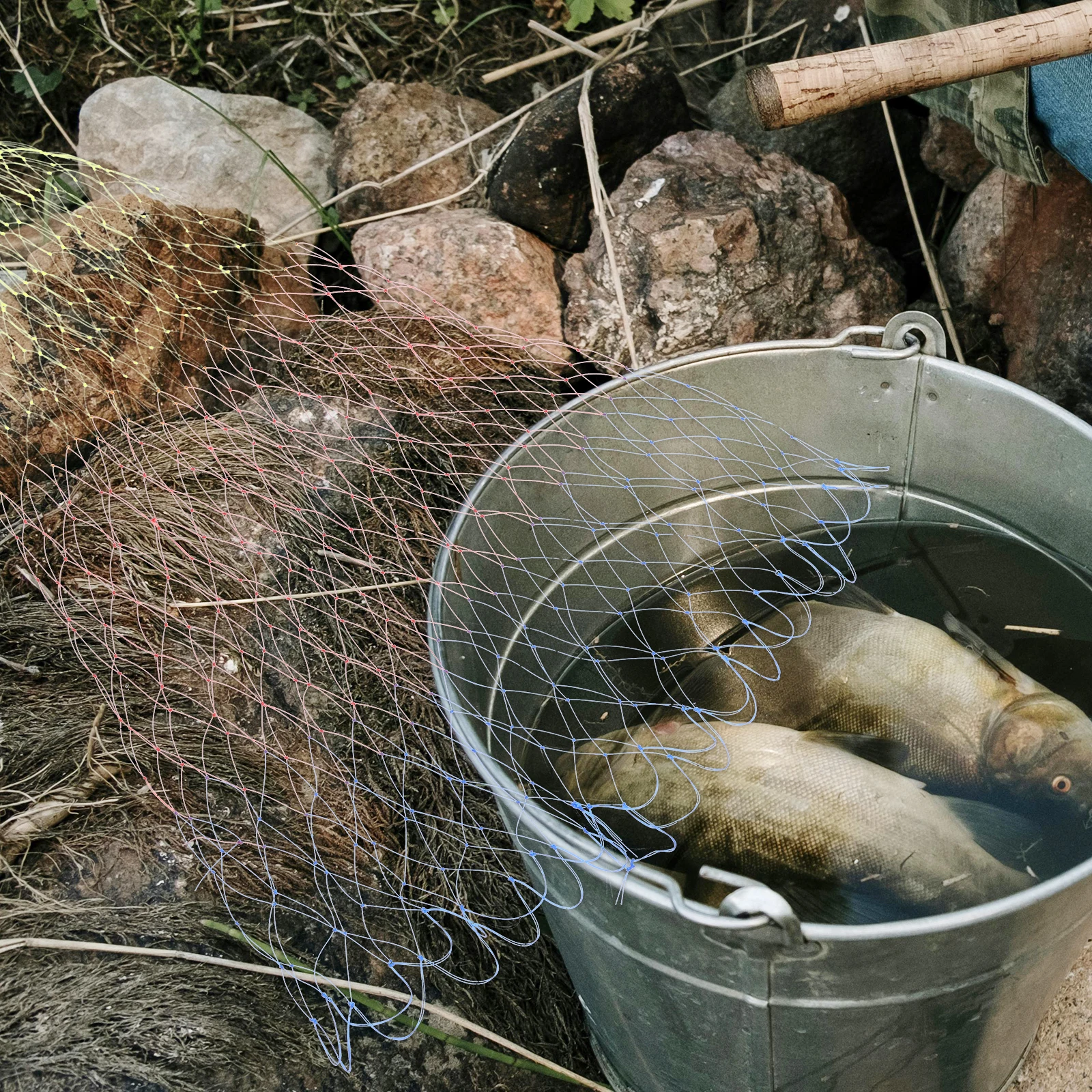 

Versatile Net for Fly Fishing Gelatin Silk Wire and Release Fishing Net Replacement Bag for Anglers