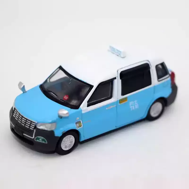 Tiny Diecast 1:64 Scale Comfort Hybrid Taxi Alloy Car Model Static Display Collectible Toy Gift Souvenir Decoration